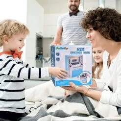 Realistic ATM Piggy Bank Pretend Play Set -Popfun realistic atm piggy bank pretend play set 301127