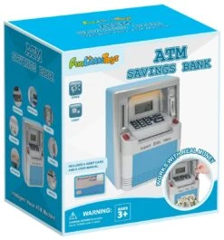 Realistic ATM Piggy Bank Pretend Play Set -Popfun realistic atm piggy bank pretend play set 777459