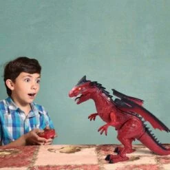 Remote Control Walking Dinosaur -Popfun remote control walking dinosaur 138054