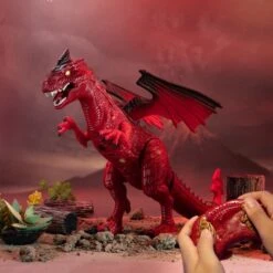 Remote Control Walking Dinosaur -Popfun remote control walking dinosaur 331329