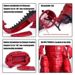 Remote Control Walking Dinosaur -Popfun remote control walking dinosaur 593260