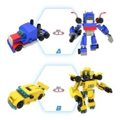 Robot Building Blocks -Popfun robot building blocks 324013