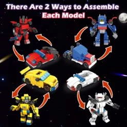 Robot Building Blocks -Popfun robot building blocks 502106