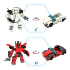 Robot Building Blocks -Popfun robot building blocks 711374