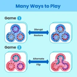 Rotating Magic Bean Puzzle Toy 3pcs -Popfun rotating magic bean puzzle toy 3pcs 836676