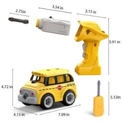 School Bus Building Blocks -Popfun school bus building blocks 969943
