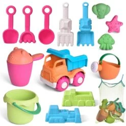 Sea Animal Beach Mold Toy Set With Dump Truck -Popfun sea animal beach mold toy set with dump truck 378588