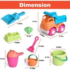 Sea Animal Beach Mold Toy Set With Dump Truck -Popfun sea animal beach mold toy set with dump truck 459246