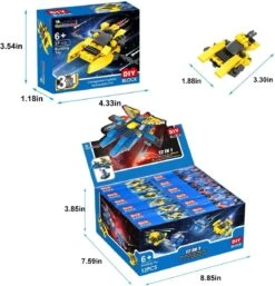 Spaceship Mini Building Blocks -Popfun spaceship mini building blocks 204061