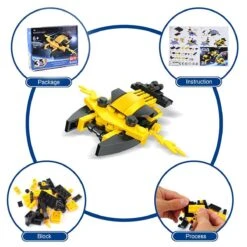 Spaceship Mini Building Blocks -Popfun spaceship mini building blocks 859119