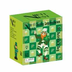 St. Patricks Day Leprechaun Inflatable 5.9ft -Popfun st patricks day leprechaun inflatable 59ft 496314