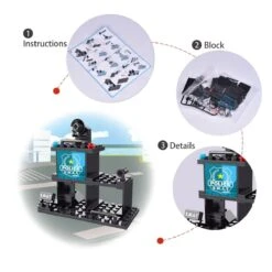 SWAT Police Building Blocks Set -Popfun swat police building blocks set 918514