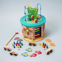 Toddler Multipurpose Bead Maze Cube