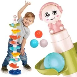 9-Tier Tower Ball Drop Toy For Toddler