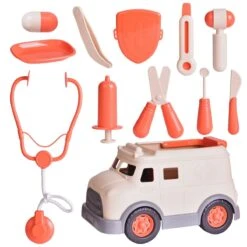 Toy Ambulance Pretend Play Doctor Kit -Popfun toy ambulance pretend play doctor kit 163910
