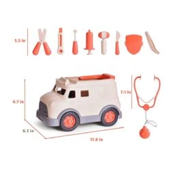Toy Ambulance Pretend Play Doctor Kit -Popfun toy ambulance pretend play doctor kit 873719