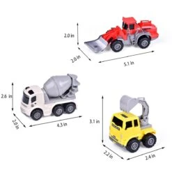 Toy Construction Trucks -Popfun toy construction trucks 810680