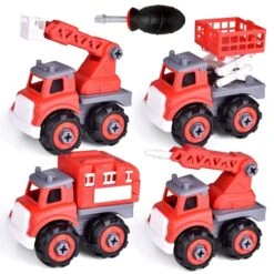 Transforming Fire Truck Set -Popfun transforming fire truck set 712050