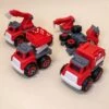 Transforming Fire Truck Set -Popfun transforming fire truck set 748699
