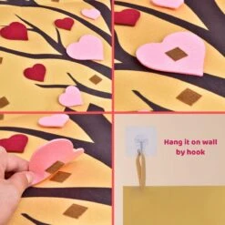 Valentine Felt Tree Decoration 11 Valentine Felt Tree Decoration -Popfun valentine felt tree decoration 904469