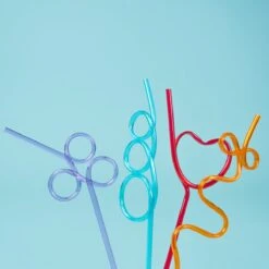 Crazy Straws With Valentines Day Cards For Kids (32pcs) -Popfun valentines day cards for kids with crazy straws 32 pcs 322844