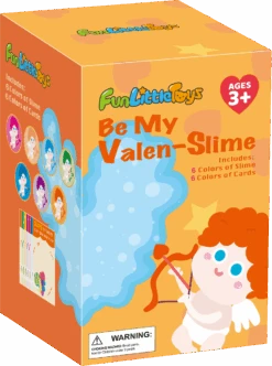 Valentines Gift Slime Kit With Cards 28pcs -Popfun valentines gift slime kit with cards 28pcs 586573