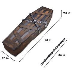 Halloween Vibrating Coffin -Popfun vampire coffin 240049