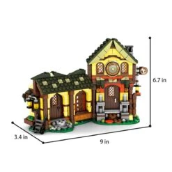 Village Houses Building Bricks Set -Popfun village houses building bricks set 632596