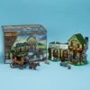 Village Houses Building Bricks Set -Popfun village houses building bricks set 947606