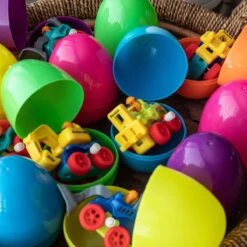 Wind Up Bulldozer Treasure Egg Pack 12pcs -Popfun wind up bulldozer treasure egg pack 408917