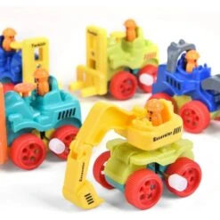 Wind Up Bulldozer Treasure Egg Pack 12pcs -Popfun wind up bulldozer treasure egg pack 899213