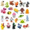 Wind Up Toys 25 PCs Assorted Animal Toys For Kid Party Favors, Pinata Filler Carniva Prizes Classroom Incentive Reward -Popfun wind up toys 336061