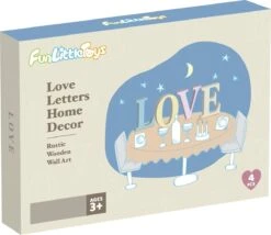 Wood Love Sign -Popfun wood love sign 286223