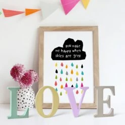 Wood Love Sign -Popfun wood love sign 375494