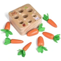 Wooden Carrot Toy Puzzle -Popfun wooden carrot toy puzzle 998815