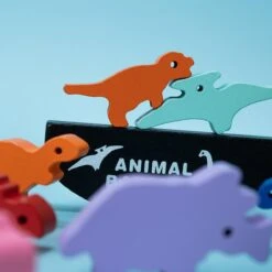 Wooden Dinosaurs Stacking Toy For Toddlers -Popfun wooden dinosaurs stacking toy for toddlers 105276