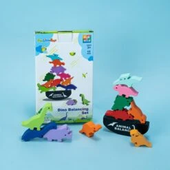 Wooden Dinosaurs Stacking Toy For Toddlers