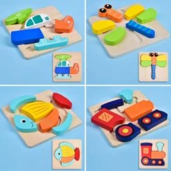 Wooden Puzzles For Toddlers -Popfun wooden puzzles for toddlers 141682