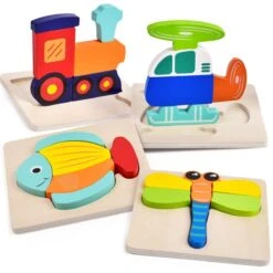 Wooden Puzzles For Toddlers